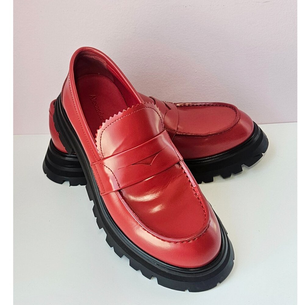 Alexander McQueen Leather Wander Loafers - Picture 3 of 9